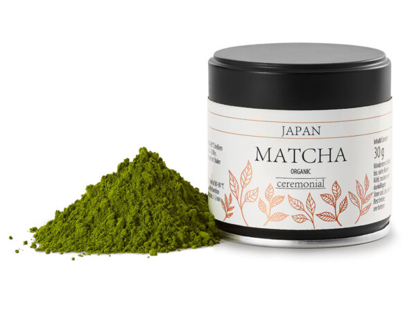 Japan Matcha Grüner Tee - Ceremonial Premium Biotee, 30g, Ernte 2024, Präfektur Kagoshima, Samtig-weiche, süßliche Note und deutlicher Umami-Charakter